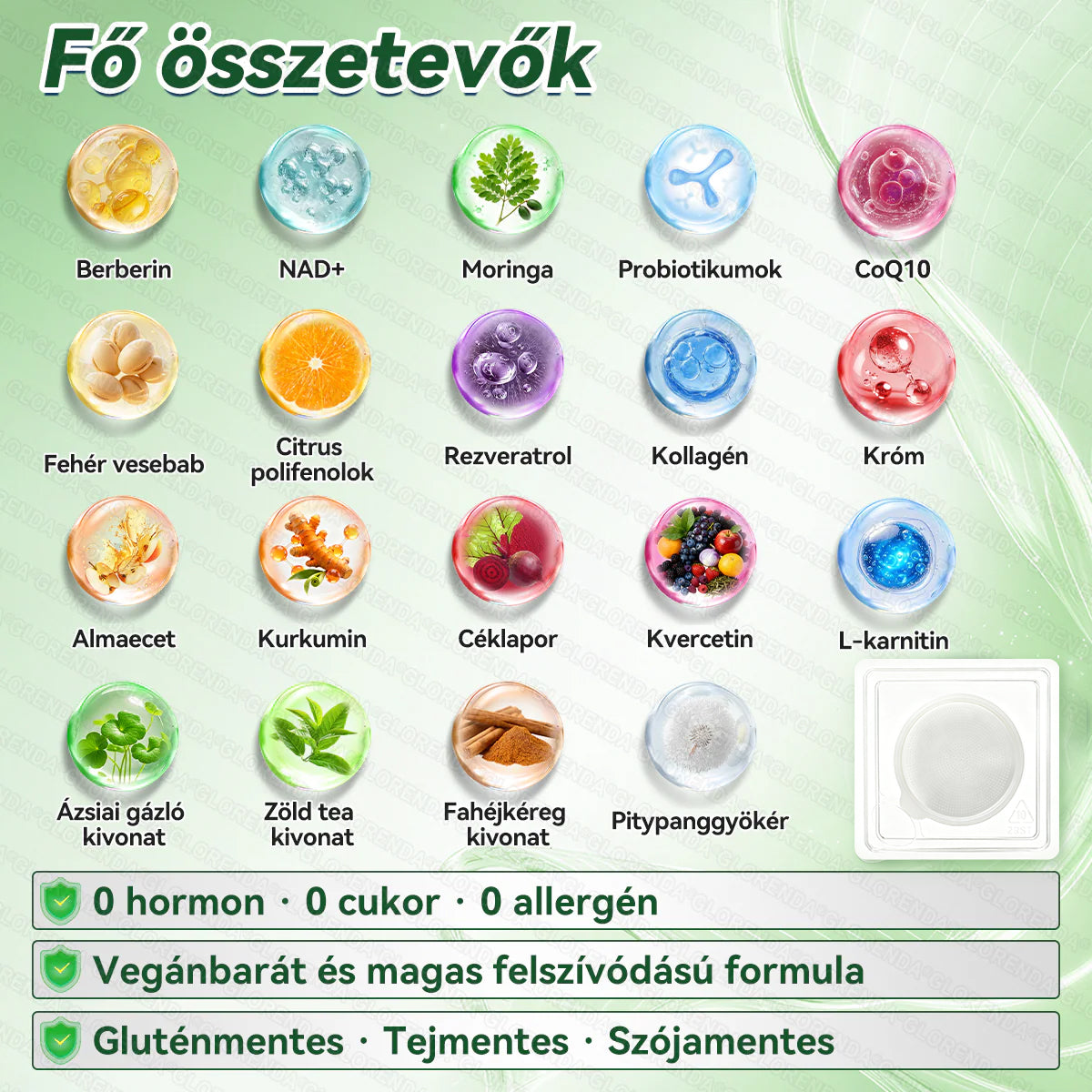 Hivatalos webáruház | 💎𝐆𝐋𝐎𝐑𝐄𝐍𝐃𝐀®  𝐅𝐞𝐣𝐥𝐞𝐭𝐭 𝐦𝐢𝐤𝐫𝐨𝐭ű𝐬 𝐧𝐚𝐧𝐨 𝐭𝐚𝐩𝐚𝐬𝐳 𝟏𝟎 𝐚𝐳 𝟏-𝐛𝐞𝐧 𝐟𝐨𝐫𝐦𝐮𝐥á𝐯𝐚𝐥（Naponta egyszeri használatra, látható eredményekkel akár már 7 nap után Azoknak, akik támogatni szeretnék testsúlyuk, bőrük és általános közérzetük egyensúlyát）