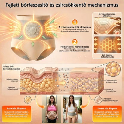 Hivatalos Márkabutik | 🌷PEARLMOON® 2026 MORINGA ÉS BERBERIN 4 AZ 1-ben mikro-részecskés formázó és zsírégető rövidnadrág
