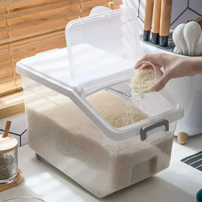 10KG Dry Food Dispenser – Airtight Storage Container with Lid